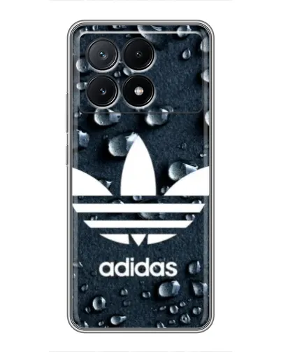 Чехол для Xiaomi POCO X6 Pro (5G) с картинкой «Adidas Trefoil Blue»