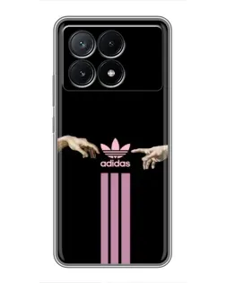 Чехол для Xiaomi POCO X6 Pro (5G) с картинкой «Adidas Hands» Чехол для Xiaomi POCO X6 Pro (5G) с картинкой «Adidas Hands»