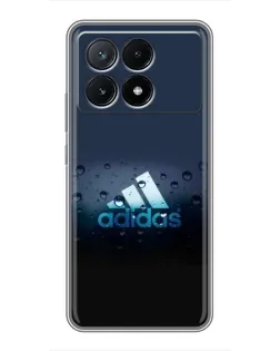 Чехол для Xiaomi POCO X6 Pro (5G) с картинкой «Adidas Water Drops» Чехол для Xiaomi POCO X6 Pro (5G) с картинкой «Adidas Water Drops»