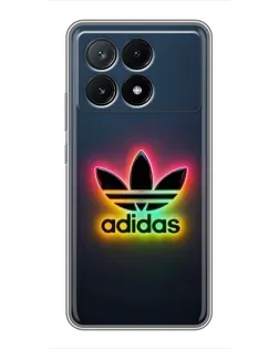 Чехол для Xiaomi POCO X6 Pro (5G) с картинкой «Неоновый Adidas» Чехол для Xiaomi POCO X6 Pro (5G) с картинкой «Неоновый Adidas»