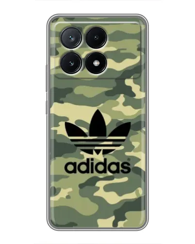Чехол для Xiaomi POCO X6 Pro (5G) с картинкой «Милитари стиль Adidas»