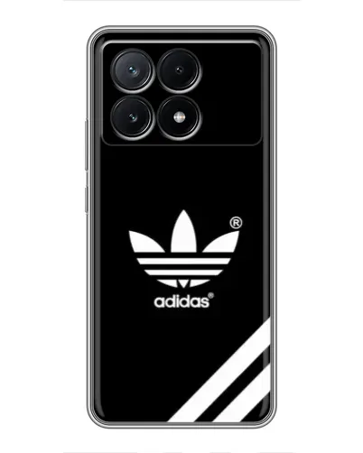 Чехол для Xiaomi POCO X6 Pro (5G) с картинкой «Adidas с диагональными полосами»