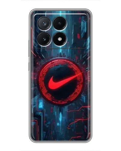 Чехол для Xiaomi POCO X6 Pro (5G) с картинкой «Техногенный стиль Nike» Чехол для Xiaomi POCO X6 Pro (5G) с картинкой «Техногенный стиль Nike»