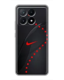 Чехол для Xiaomi POCO X6 Pro (5G) с картинкой «Абстрактный дизайн Nike» Чехол для Xiaomi POCO X6 Pro (5G) с картинкой «Абстрактный дизайн Nike»
