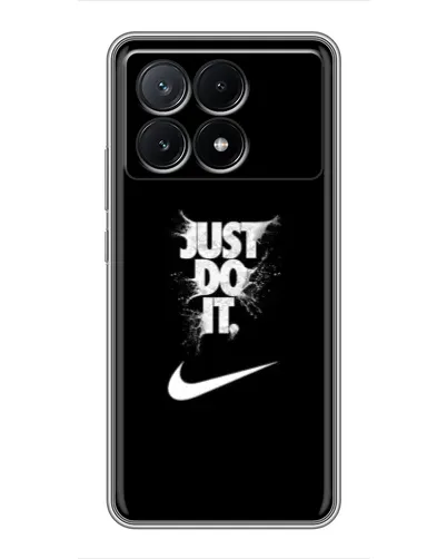 Чехол для Xiaomi POCO X6 Pro (5G) с картинкой «Текстовый принт Nike» Чехол для Xiaomi POCO X6 Pro (5G) с картинкой «Текстовый принт Nike»