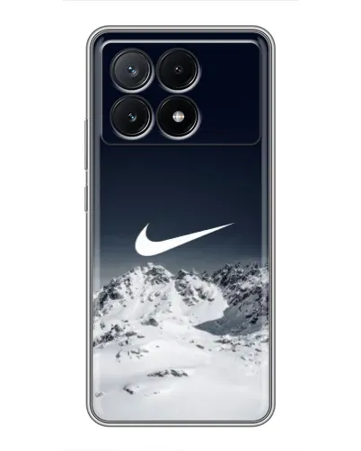 Чехол для Xiaomi POCO X6 Pro (5G) с картинкой «Nike — зимние горы» Чехол для Xiaomi POCO X6 Pro (5G) с картинкой «Nike — зимние горы»