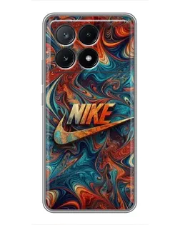 Чехол для Xiaomi POCO X6 Pro (5G) с картинкой «Nike в абстракции» Чехол для Xiaomi POCO X6 Pro (5G) с картинкой «Nike в абстракции»