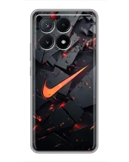 Чехол для Xiaomi POCO X6 Pro (5G) с картинкой «Nike — эффект разломов» Чехол для Xiaomi POCO X6 Pro (5G) с картинкой «Nike — эффект разломов»