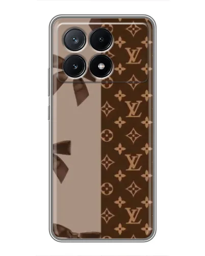 Чехол для Xiaomi POCO X6 Pro (5G) с картинкой «Louis Vuitton — банты»