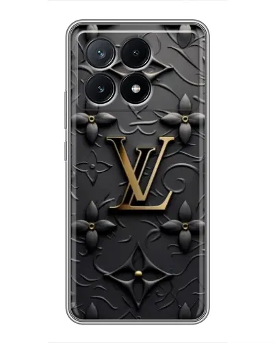Чехол для Xiaomi POCO X6 Pro (5G) с картинкой «Кожаная текстура LV»
