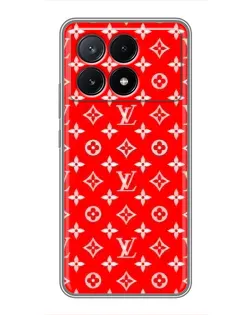 Чехол для Xiaomi POCO X6 Pro (5G) с картинкой «Яркий паттерн LV»