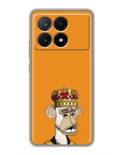 Чохол для Xiaomi POCO X6 Pro (5G) з картинкою «Золота мавпа Bored Ape»