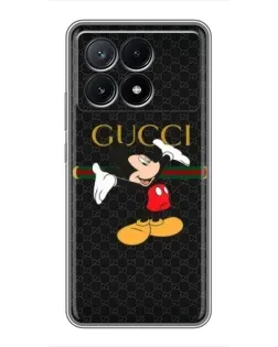 Чехол для Xiaomi POCO X6 Pro (5G) с картинкой «Микки Маус Gucci» Чехол для Xiaomi POCO X6 Pro (5G) с картинкой «Микки Маус Gucci»