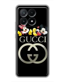 Чехол для Xiaomi POCO X6 Pro (5G) с картинкой «Gucci — герои Disney» Чехол для Xiaomi POCO X6 Pro (5G) с картинкой «Gucci — герои Disney»