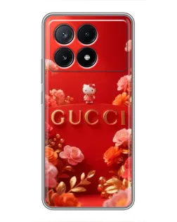 Чехол для Xiaomi POCO X6 Pro (5G) с картинкой «Gucci — золотой сад» Чехол для Xiaomi POCO X6 Pro (5G) с картинкой «Gucci — золотой сад»