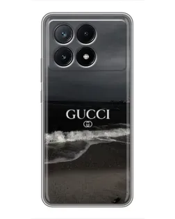Чехол для Xiaomi POCO X6 Pro (5G) с картинкой «Gucci — морской прибой» Чехол для Xiaomi POCO X6 Pro (5G) с картинкой «Gucci — морской прибой»