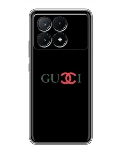 Чехол для Xiaomi POCO X6 Pro (5G) с картинкой «Gucci — красный градиент» Чехол для Xiaomi POCO X6 Pro (5G) с картинкой «Gucci — красный градиент»