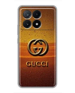 Чехол для Xiaomi POCO X6 Pro (5G) с картинкой «Gucci — солнечный градиент» Чехол для Xiaomi POCO X6 Pro (5G) с картинкой «Gucci — солнечный градиент»