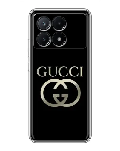 Чехол для Xiaomi POCO X6 Pro (5G) с картинкой «Gucci — золото на черном» Чехол для Xiaomi POCO X6 Pro (5G) с картинкой «Gucci — золото на черном»