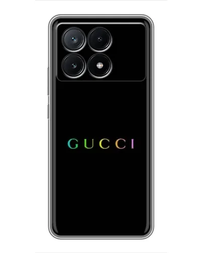 Чехол для Xiaomi POCO X6 Pro (5G) с картинкой «Gucci — неоновый минимализм» Чехол для Xiaomi POCO X6 Pro (5G) с картинкой «Gucci — неоновый минимализм»