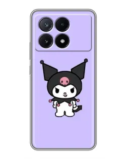 Чехол для Xiaomi POCO X6 Pro (5G) с картинкой «Kuromi — нежный фиолетовый» Чехол для Xiaomi POCO X6 Pro (5G) с картинкой «Kuromi — нежный фиолетовый»