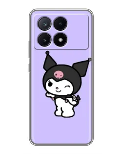 Чехол для Xiaomi POCO X6 Pro (5G) с картинкой «Классическая Kuromi» Чехол для Xiaomi POCO X6 Pro (5G) с картинкой «Классическая Kuromi»