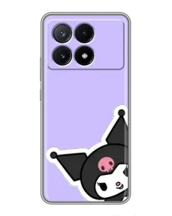 Чехол для Xiaomi POCO X6 Pro (5G) с картинкой «Забавная Kuromi» Чехол для Xiaomi POCO X6 Pro (5G) с картинкой «Забавная Kuromi»