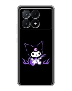 Чехол для Xiaomi POCO X6 Pro (5G) с картинкой «Электрическая Kuromi» Чехол для Xiaomi POCO X6 Pro (5G) с картинкой «Электрическая Kuromi»
