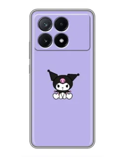 Чехол для Xiaomi POCO X6 Pro (5G) с картинкой «Kuromi — фиолетовый минимализм» Чехол для Xiaomi POCO X6 Pro (5G) с картинкой «Kuromi — фиолетовый минимализм»