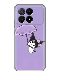Чехол для Xiaomi POCO X6 Pro (5G) с картинкой «Kuromi с зонтиком» Чехол для Xiaomi POCO X6 Pro (5G) с картинкой «Kuromi с зонтиком»