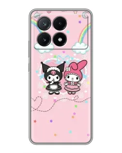 Чехол для Xiaomi POCO X6 Pro (5G) с картинкой «My Melody и Kuromi» Чехол для Xiaomi POCO X6 Pro (5G) с картинкой «My Melody и Kuromi»