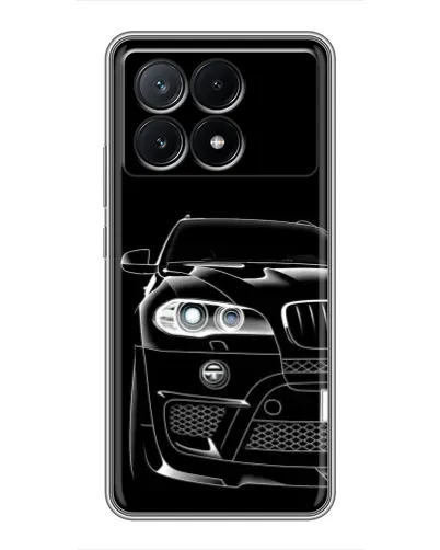 Чохол для Xiaomi POCO X6 Pro (5G) з картинкою «Темний силует BMW» Чохол для Xiaomi POCO X6 Pro (5G) з картинкою «Темний силует BMW»