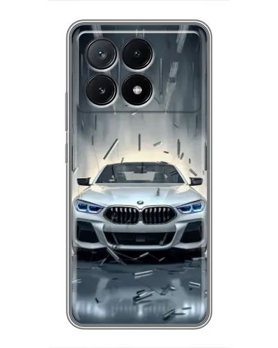 Чохол для Xiaomi POCO X6 Pro (5G) з картинкою «BMW у світлі фар» Чохол для Xiaomi POCO X6 Pro (5G) з картинкою «BMW у світлі фар»