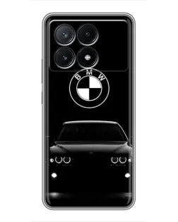 Чохол для Xiaomi POCO X6 Pro (5G) з картинкою «BMW — погляд з темряви»