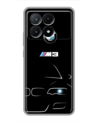 Чохол для Xiaomi POCO X6 Pro (5G) з картинкою «Мінімалістичний принт BMW M3» Чохол для Xiaomi POCO X6 Pro (5G) з картинкою «Мінімалістичний принт BMW M3»