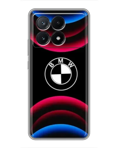 Чохол для Xiaomi POCO X6 Pro (5G) з картинкою «Логотип BMW та неонові дуги» Чохол для Xiaomi POCO X6 Pro (5G) з картинкою «Логотип BMW та неонові дуги»