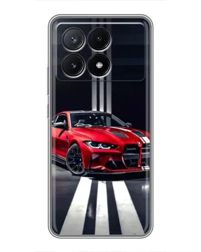 Чохол для Xiaomi POCO X6 Pro (5G) з картинкою «Червона BMW на дорозі» Чохол для Xiaomi POCO X6 Pro (5G) з картинкою «Червона BMW на дорозі»