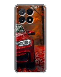 Чохол для Xiaomi POCO X6 Pro (5G) з картинкою «Осіння BMW M4»