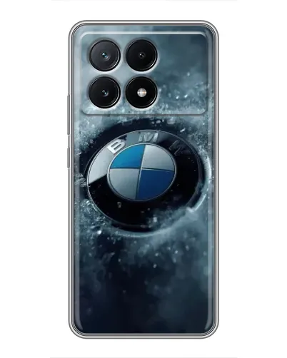 Чехол для Xiaomi POCO X6 Pro (5G) с картинкой «Логотип BMW — лед» Чехол для Xiaomi POCO X6 Pro (5G) с картинкой «Логотип BMW — лед»