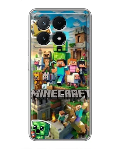 Чохол для Xiaomi POCO X6 Pro (5G) з картинкою «Замок Minecraft» Чохол для Xiaomi POCO X6 Pro (5G) з картинкою «Замок Minecraft»