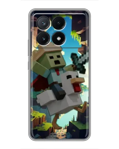 Чохол для Xiaomi POCO X6 Pro (5G) з картинкою «Стів та гусь» Чохол для Xiaomi POCO X6 Pro (5G) з картинкою «Стів та гусь»