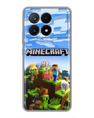Чохол для Xiaomi POCO X6 Pro (5G) з картинкою «Minecraft класичний світ» Чохол для Xiaomi POCO X6 Pro (5G) з картинкою «Minecraft класичний світ»