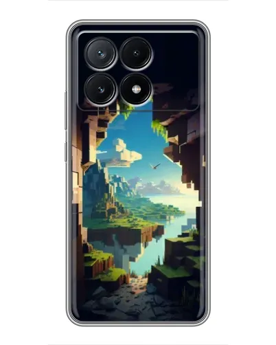 Чохол для Xiaomi POCO X6 Pro (5G) з картинкою «Вид з печери» Чохол для Xiaomi POCO X6 Pro (5G) з картинкою «Вид з печери»