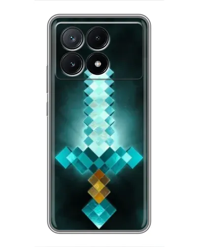 Чохол для Xiaomi POCO X6 Pro (5G) з картинкою «Алмазний меч неон» Чохол для Xiaomi POCO X6 Pro (5G) з картинкою «Алмазний меч неон»