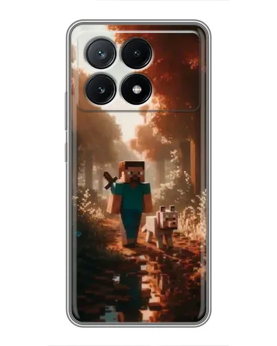 Чохол для Xiaomi POCO X6 Pro (5G) з картинкою «Стів у лісі» Чохол для Xiaomi POCO X6 Pro (5G) з картинкою «Стів у лісі»