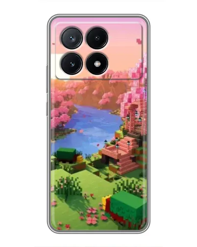 Чохол для Xiaomi POCO X6 Pro (5G) з картинкою «Рожеве дерево Minecraft» Чохол для Xiaomi POCO X6 Pro (5G) з картинкою «Рожеве дерево Minecraft»