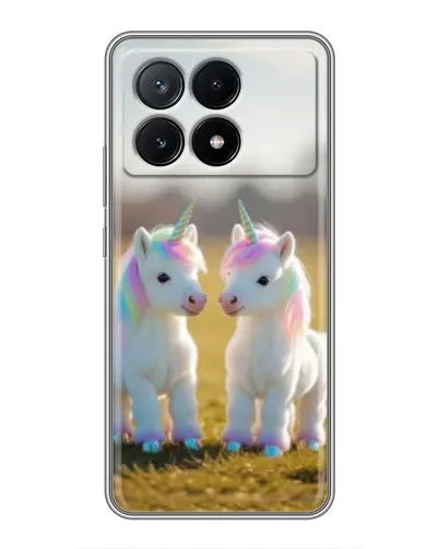 Чехол для Xiaomi POCO X6 Pro (5G) с картинкой «Пара единорогов» Чехол для Xiaomi POCO X6 Pro (5G) с картинкой «Пара единорогов»