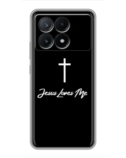 Чехол для Xiaomi POCO X6 Pro (5G) с картинкой «Иисус любит тебя»