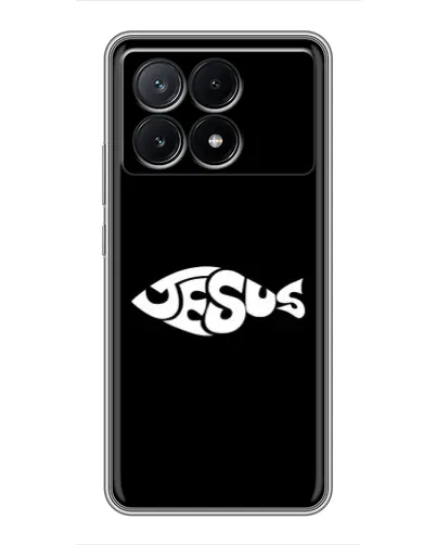 Чехол для Xiaomi POCO X6 Pro (5G) с картинкой «Рыба Jesus» Чехол для Xiaomi POCO X6 Pro (5G) с картинкой «Рыба Jesus»