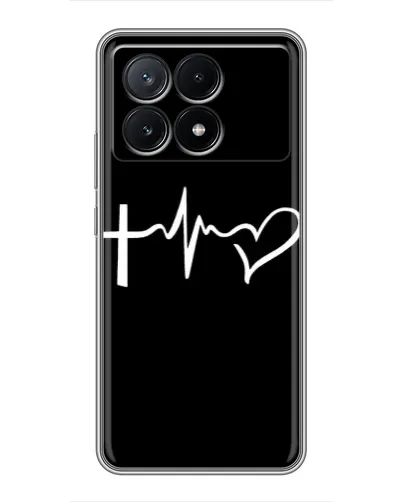 Чехол для Xiaomi POCO X6 Pro (5G) с картинкой «Пульс веры» Чехол для Xiaomi POCO X6 Pro (5G) с картинкой «Пульс веры»